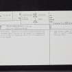Auchensoul Hill, NX29SE 2, Ordnance Survey index card, page number 1, Recto