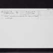 Port William, 4 Commercial Street, Avon Cottage, NX34SW 17, Ordnance Survey index card, Recto