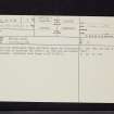 Boreland, NX36NE 7, Ordnance Survey index card, page number 1, Recto