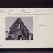 Kirkcowan, Old Parish Church And Burial Ground, NX36SW 5, Ordnance Survey index card, Recto