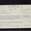Cairnannock, NX39NE 1, Ordnance Survey index card, page number 1, Recto