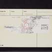 Steinhead Mote, NX43NE 5, Ordnance Survey index card, Recto