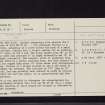 Burrow Head, NX43SE 3, Ordnance Survey index card, page number 1, Recto