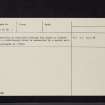 Burrow Head, NX43SE 3, Ordnance Survey index card, page number 2, Verso