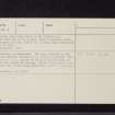 Dinnans, NX44SE 3, Ordnance Survey index card, page number 2, Verso