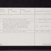 Ravenstone, NX44SW 1, Ordnance Survey index card, Recto