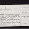 Bagbie, NX45NE 5, Ordnance Survey index card, page number 1, Recto