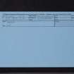 Barholm, NX45NE 13, Ordnance Survey index card, Recto
