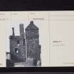 Carsluith Castle, NX45SE 1, Ordnance Survey index card, Recto