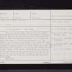 North Balfern, NX45SW 4, Ordnance Survey index card, page number 1, Recto