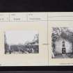 Minnigaff, Old Parish Church And Burial-Ground, NX46NW 7, Ordnance Survey index card, Recto