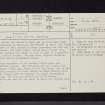 Talnotrie, NX47SE 2, Ordnance Survey index card, page number 1, Recto