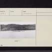 Loch Doon, Donald's Isle, NX49NE 1, Ordnance Survey index card, Verso