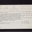 Doon, NX54NE 1, Ordnance Survey index card, page number 1, Recto