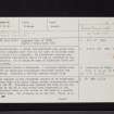 Kirkbride, NX55NE 1, Ordnance Survey index card, page number 1, Recto