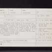 Glenquicken, NX55NW 5, Ordnance Survey index card, Recto