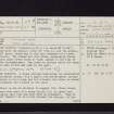 Cauldside Burn, NX55NW 24, Ordnance Survey index card, page number 1, Recto