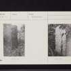 Kirkclaugh, 'standing Stone', NX55SW 11, Ordnance Survey index card, Recto