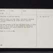 Mossyard, NX55SW 14, Ordnance Survey index card, page number 2, Verso