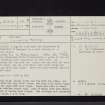 Mossyard, NX55SW 40, Ordnance Survey index card, page number 1, Recto
