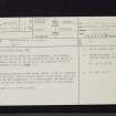 Cairnsmore Of Fleet, NX56NW 2, Ordnance Survey index card, page number 1, Recto