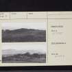 Lagwine Cairn, NX59SE 6, Ordnance Survey index card, Recto