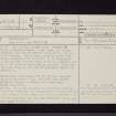 Townhead 6, NX64NE 35, Ordnance Survey index card, page number 1, Recto