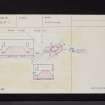 Roberton Motte, NX64NW 3, Ordnance Survey index card, page number 2, Verso