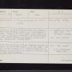 Rattra, NX64NW 18, Ordnance Survey index card, page number 1, Recto