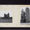 Plunton Castle, NX65SW 6, Ordnance Survey index card, page number 2, Verso