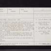 Kirkland Mote, NX66NE 3, Ordnance Survey index card, Recto