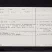 Loch Mannoch, NX66SE 3, Ordnance Survey index card, Recto