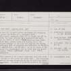 Edgarton Mote, NX66SE 5, Ordnance Survey index card, page number 1, Recto