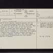 Hazelrig, NX67NE 4, Ordnance Survey index card, page number 1, Recto