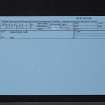 Earlstoun Loch, NX68SW 28, Ordnance Survey index card, Recto