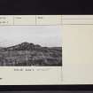 Graigengillan, NX69SW 1, Ordnance Survey index card, Verso