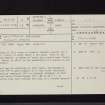 Smittons Bridge, NX69SW 2, Ordnance Survey index card, page number 1, Recto