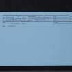 Kirkcarswell, NX74NE 3, Ordnance Survey index card, Recto
