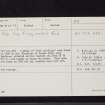 Newlaw Hill 5, NX74NW 42, Ordnance Survey index card, page number 1, Recto