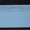 Milton Parks 8, NX74NW 50, Ordnance Survey index card, Recto