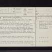 Nether Linkens, NX75SE 10, Ordnance Survey index card, page number 1, Recto