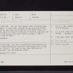 Brockcleugh, NX75SW 7, Ordnance Survey index card, Recto