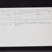 Brockcleugh, NX75SW 7, Ordnance Survey index card, Recto