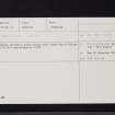 Queen Mary's Bridge, NX75SW 20, Ordnance Survey index card, Recto
