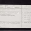 Glenlochar, NX76SW 5, Ordnance Survey index card, Recto