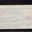Greenlaw, NX76SW 9, Ordnance Survey index card, page number 2, Verso