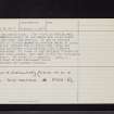 Greenlaw, NX76SW 9, Ordnance Survey index card, page number 3, Recto