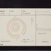 Crofts Burn, NX77SE 12, Ordnance Survey index card, Recto