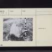 Hole Stone, NX78NW 1, Ordnance Survey index card, page number 1, Recto