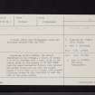 Kirkgunzeon, NX86NE 7, Ordnance Survey index card, Recto